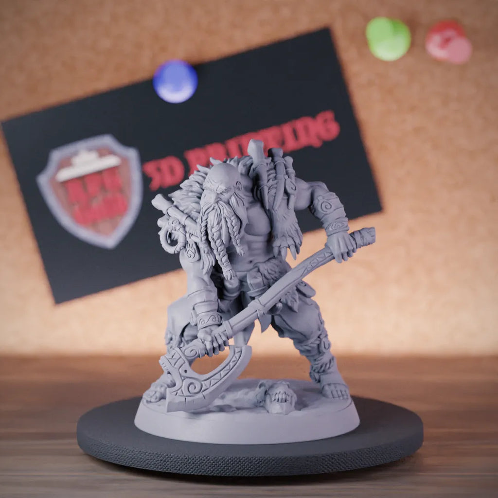 Barbarian 5e | DnD Barbarian Northman Human Miniature