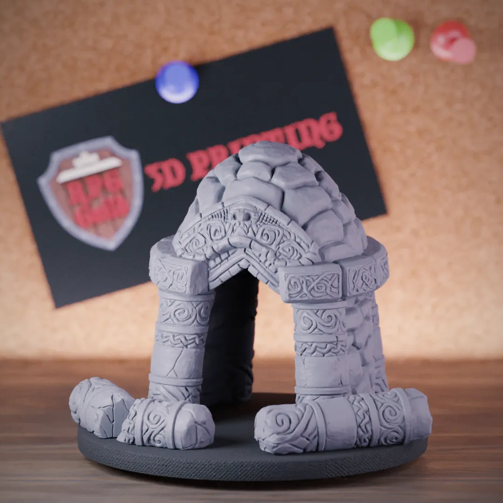 Terrain 5e | DnD Terrain Northman Shrine Miniature