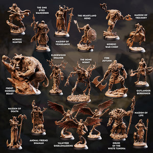 Shadow Over Nordheim Bundle | DnD Miniature Set | 32-75mm alternate