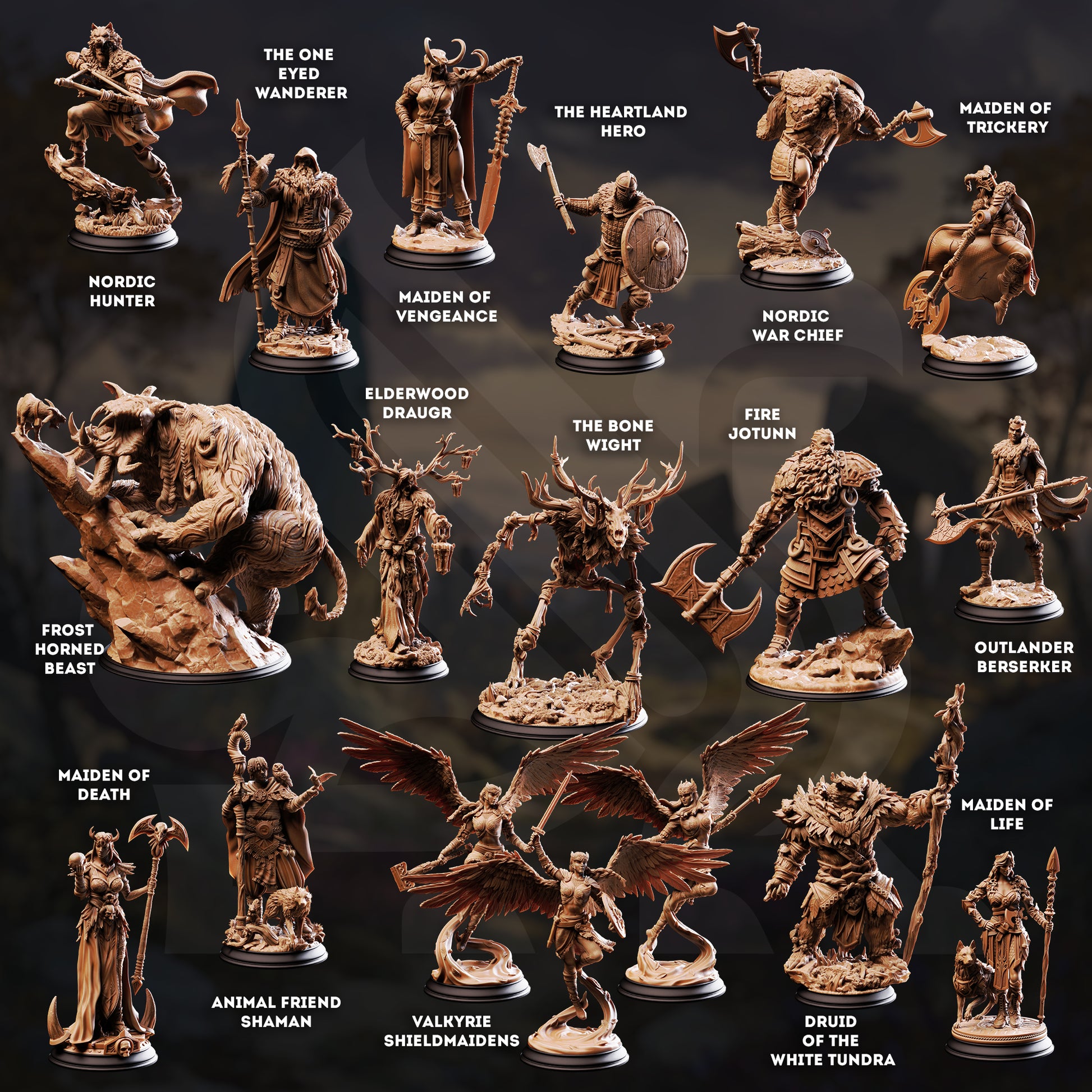 Shadow Over Nordheim Bundle | DnD Miniature Set | 32-75mm