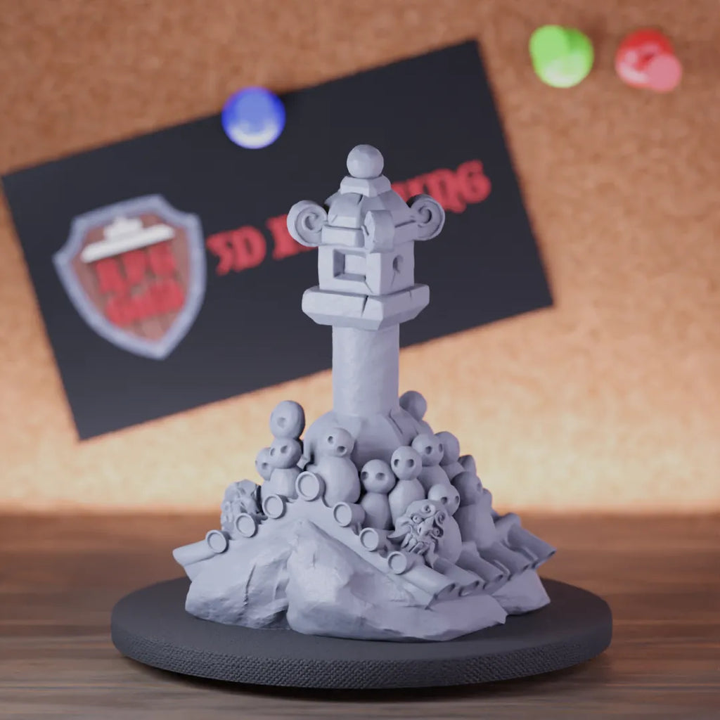 Terrain 5e | DnD Terrain Oni Lamp Miniature