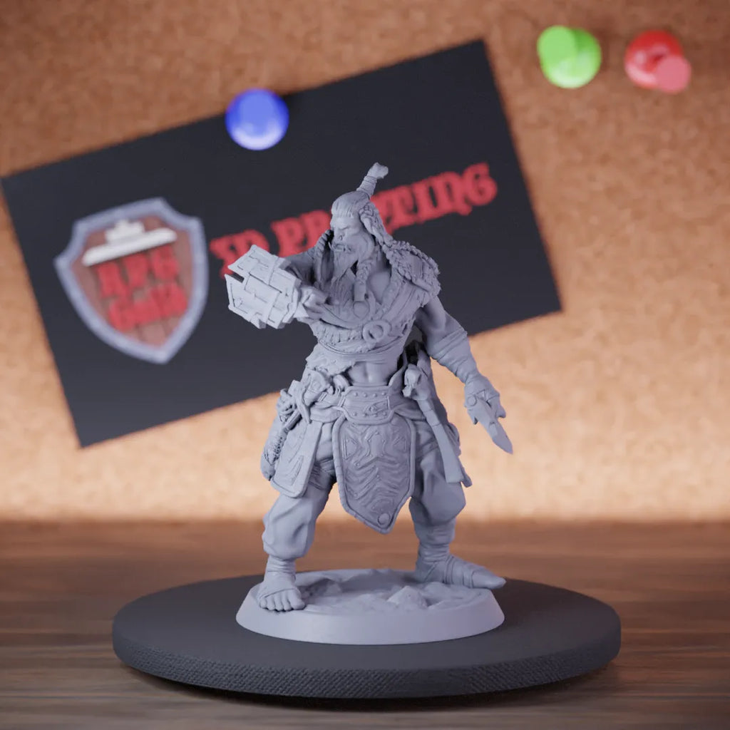 Orc 5e | DnD Orc Barbarian Guardian Miniature