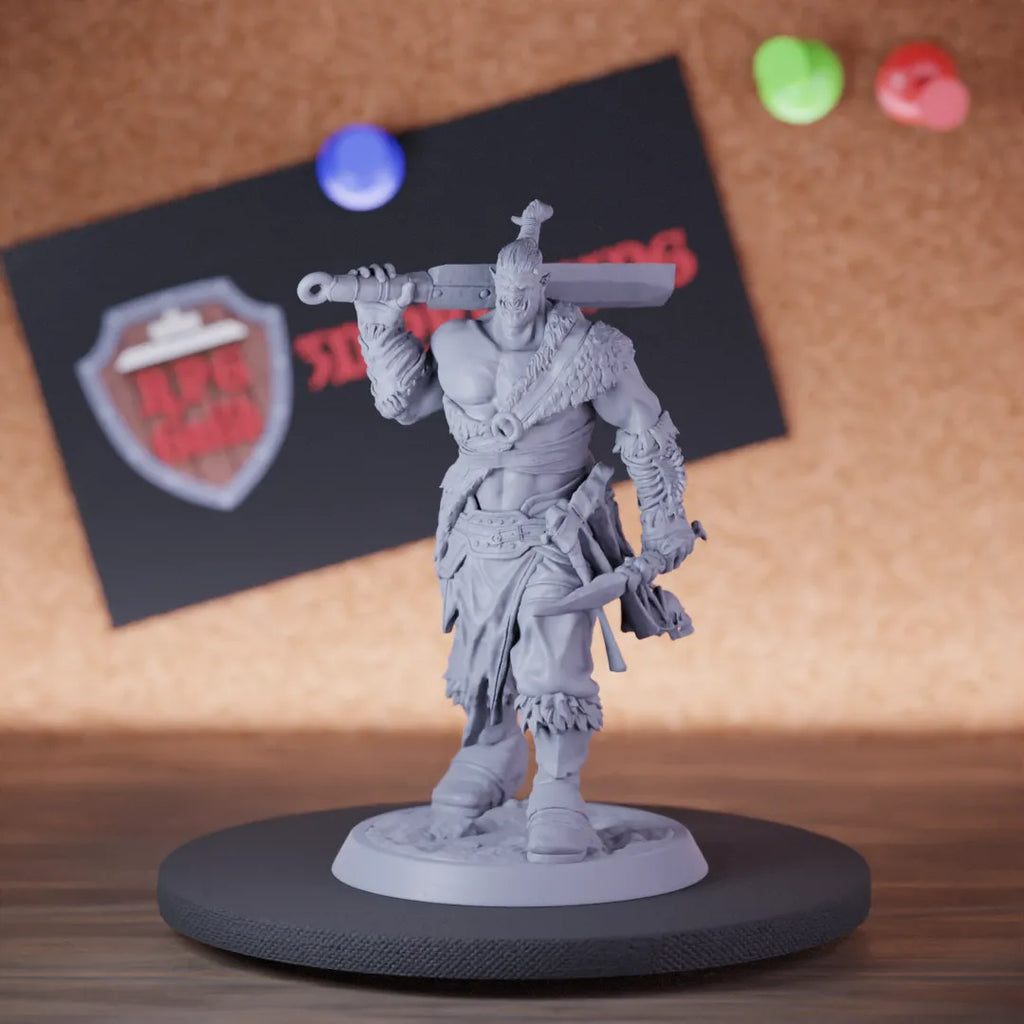 Orc 5e | DnD Orc Raider Sword Miniature