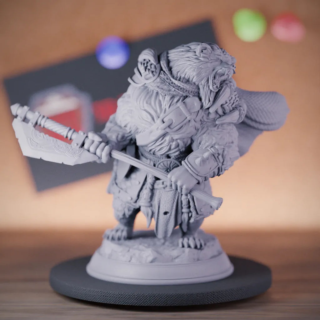Werebear 5e | DnD Werebear Barbarian Beast Miniature