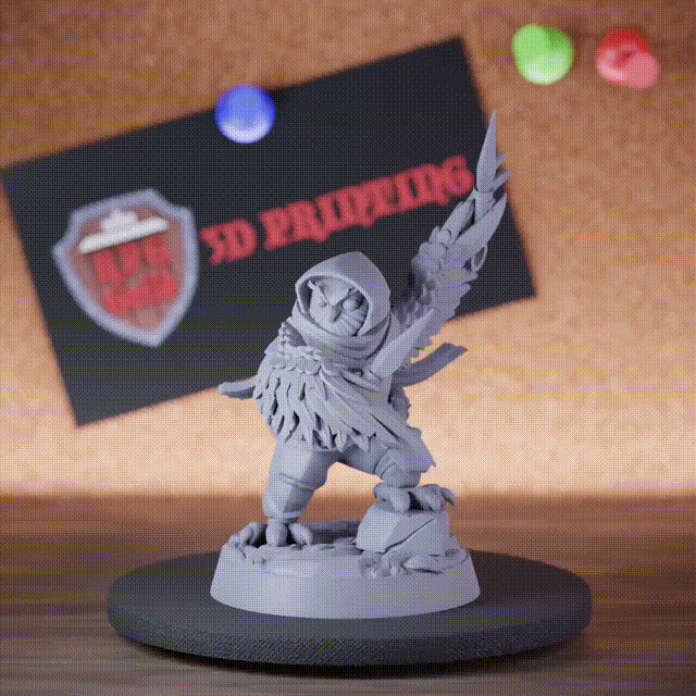 Owlin 5e | DnD Owlin Avian Thief Miniature