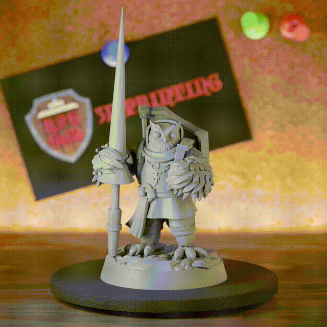 Owlin 5e | DnD Owlin Oath Devotion Paladin Miniature