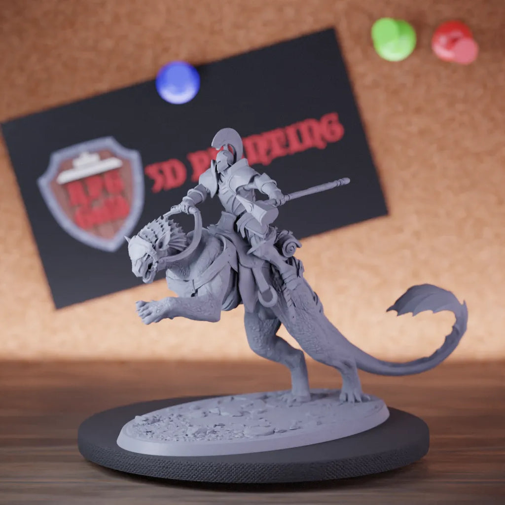 Paladin 5e | DnD Paladin Defender Rider Hammer Miniature