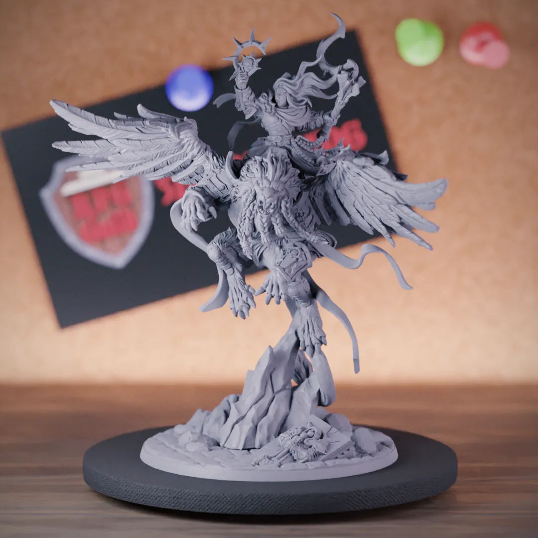 5e Paladin | DnD Paladin Winged Lion Rider Miniature