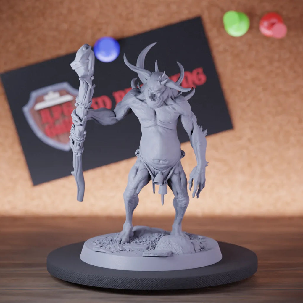 Demon 5e | DnD Demon Servant Devil Staff Miniature