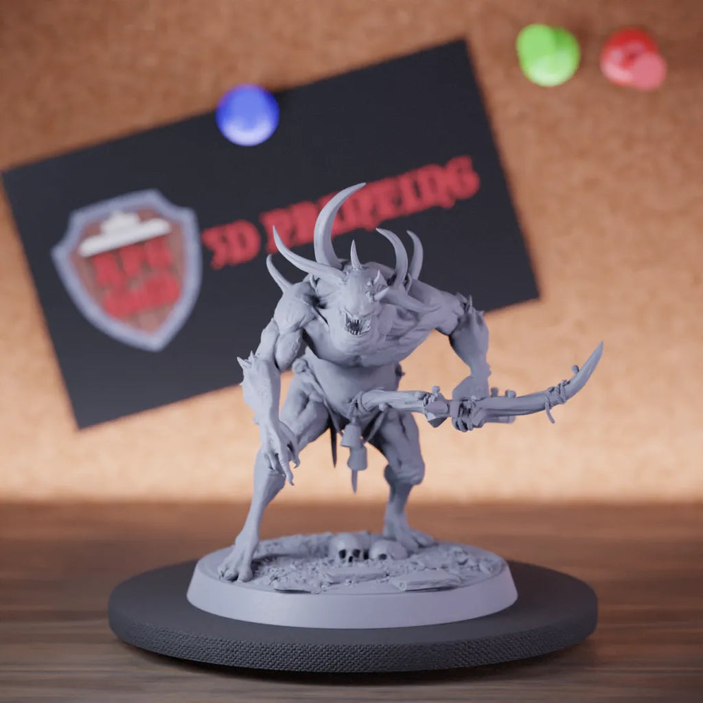 Demon 5e | DnD Demon Servant Hell Crossbow Miniature