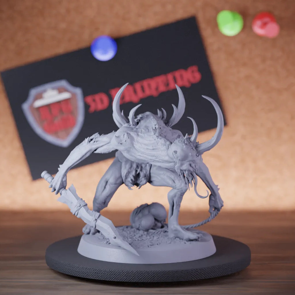 Demon 5e | DnD Demon Horror Devil Spear Miniature