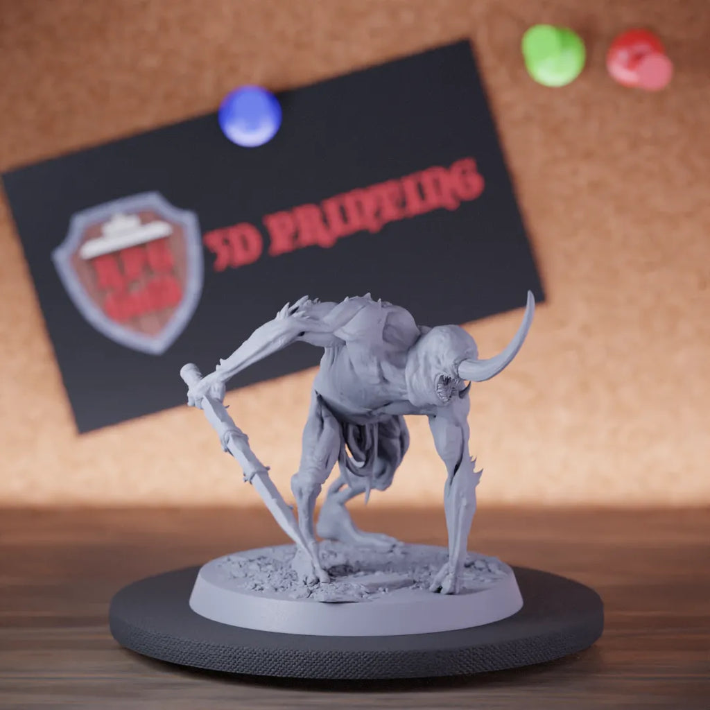 Demon 5e | DnD Demon Horror Warrior Sword Miniature
