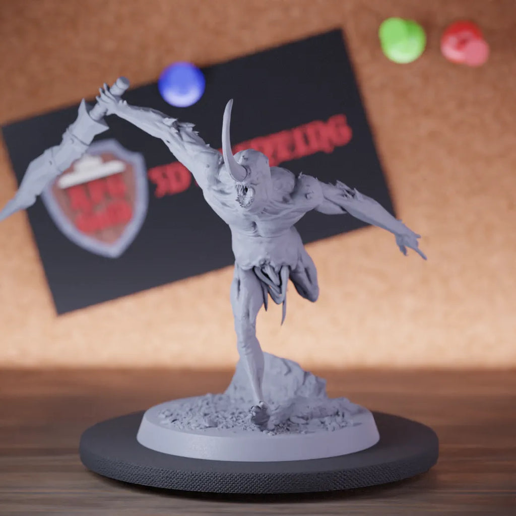 Demon 5e | DnD Demon Horror Servant Sword Miniature