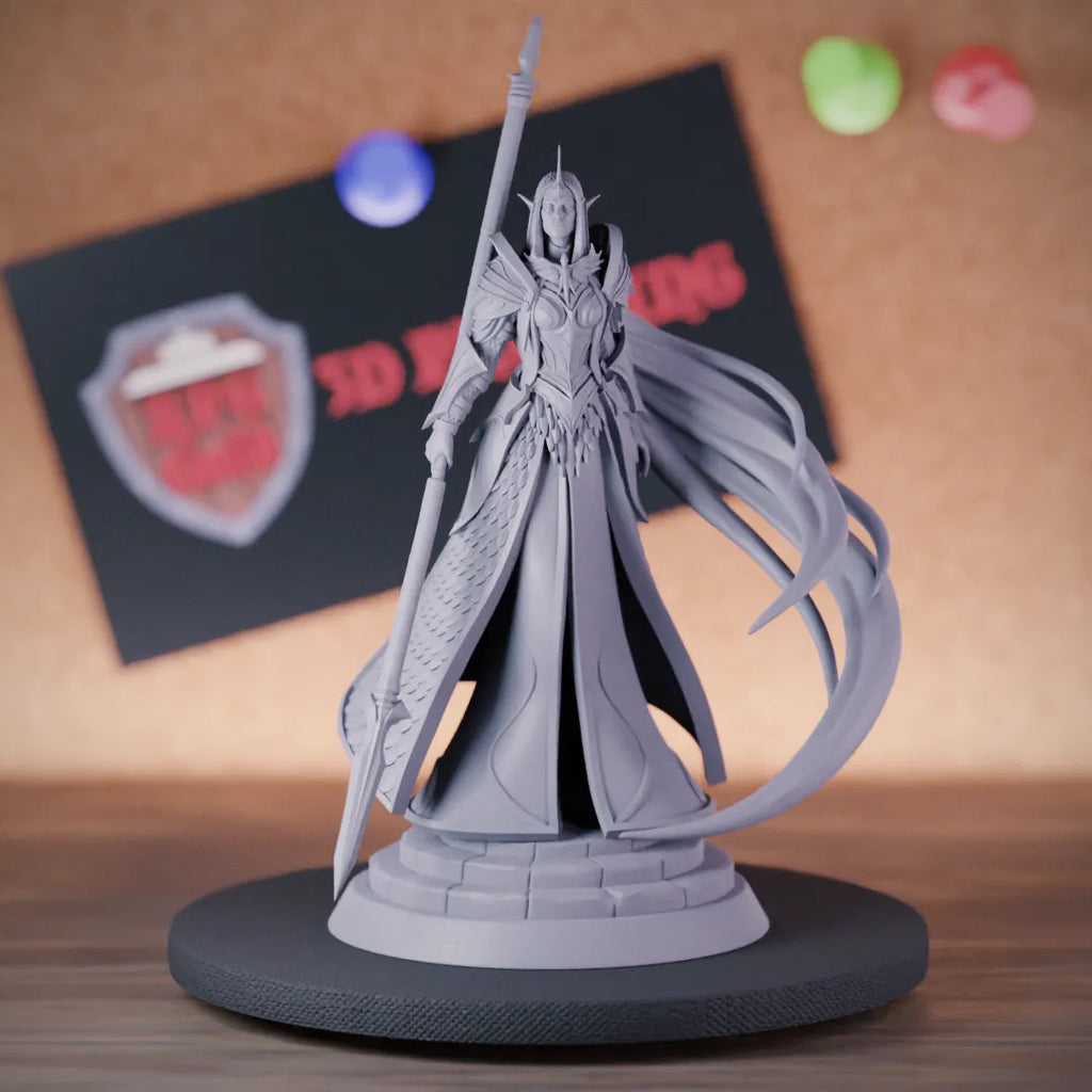 Elf 5e | DnD Elf Queen Warrior Miniature