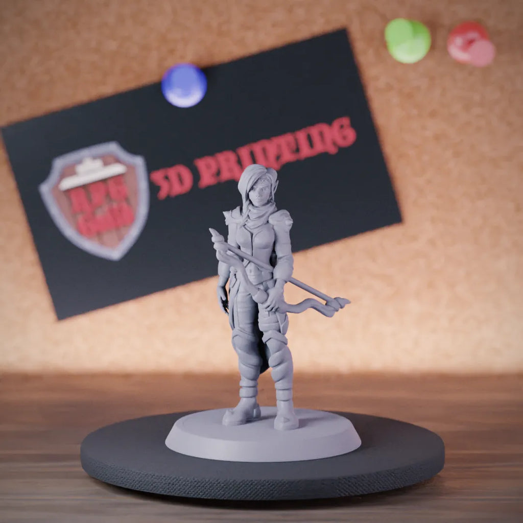 Forest Elf 5e | DnD Forest Elf Hunter Drakewarden Miniature