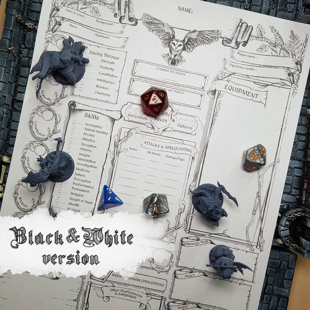 Printable DnD Character Sheet 5e PDF - Ranger | RPG Guild