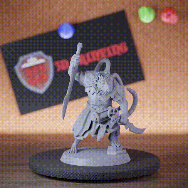 Ratmen 5e | DnD Toxic Rogue Ratmen Miniature