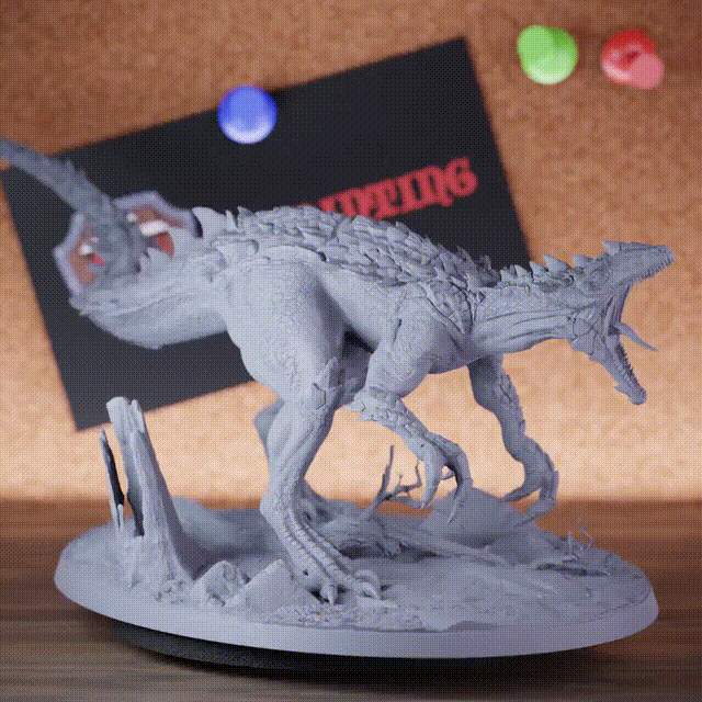 Dinosaur 5e | DnD Ancient Dinosaur Razoraptor Roar Miniature