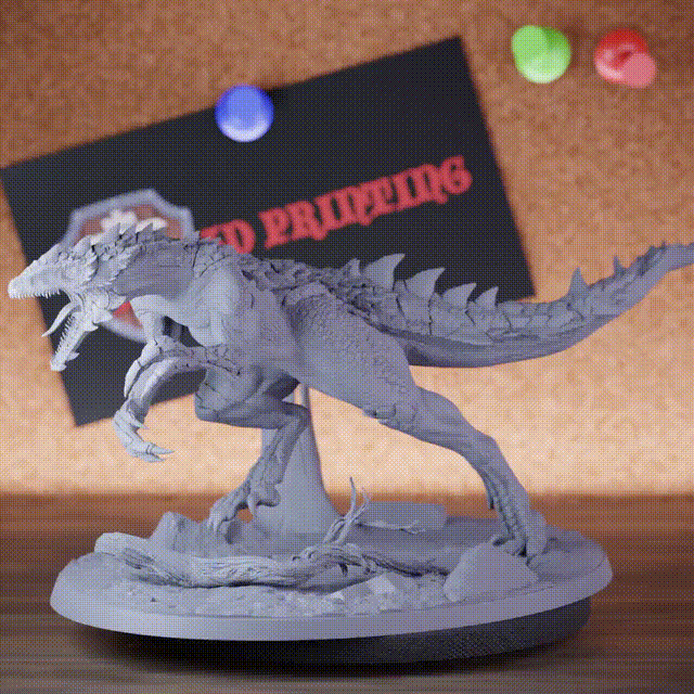 Dinosaurier 5e | DnD Urzeitlicher Dinosaurier Razoraptor Miniatur 