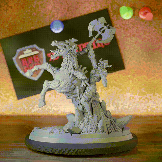 Untoter 5e | DnD Reiter-Kavalier (Wiederbelebte Miniatur) 