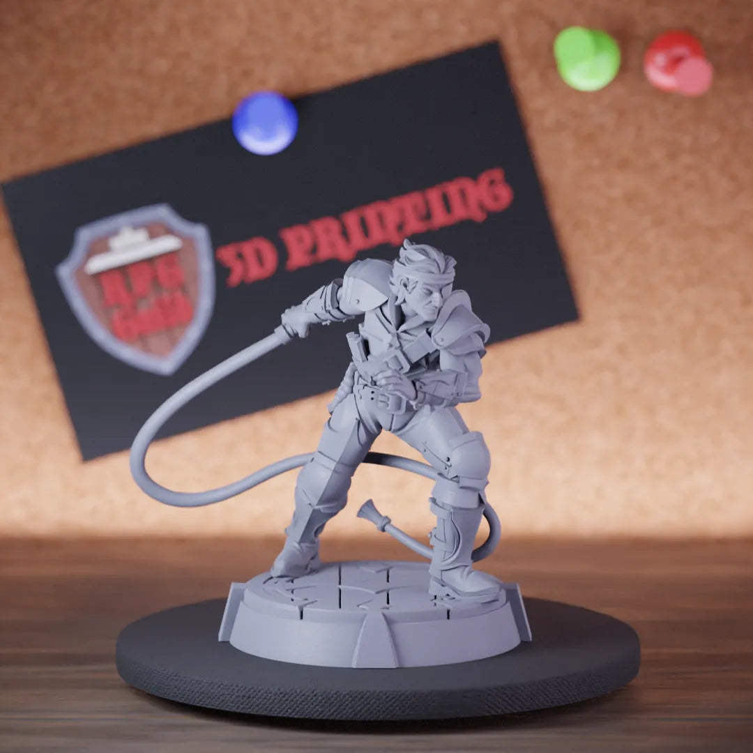 Fighter 5e | DnD Whip Fighter Human Miniature