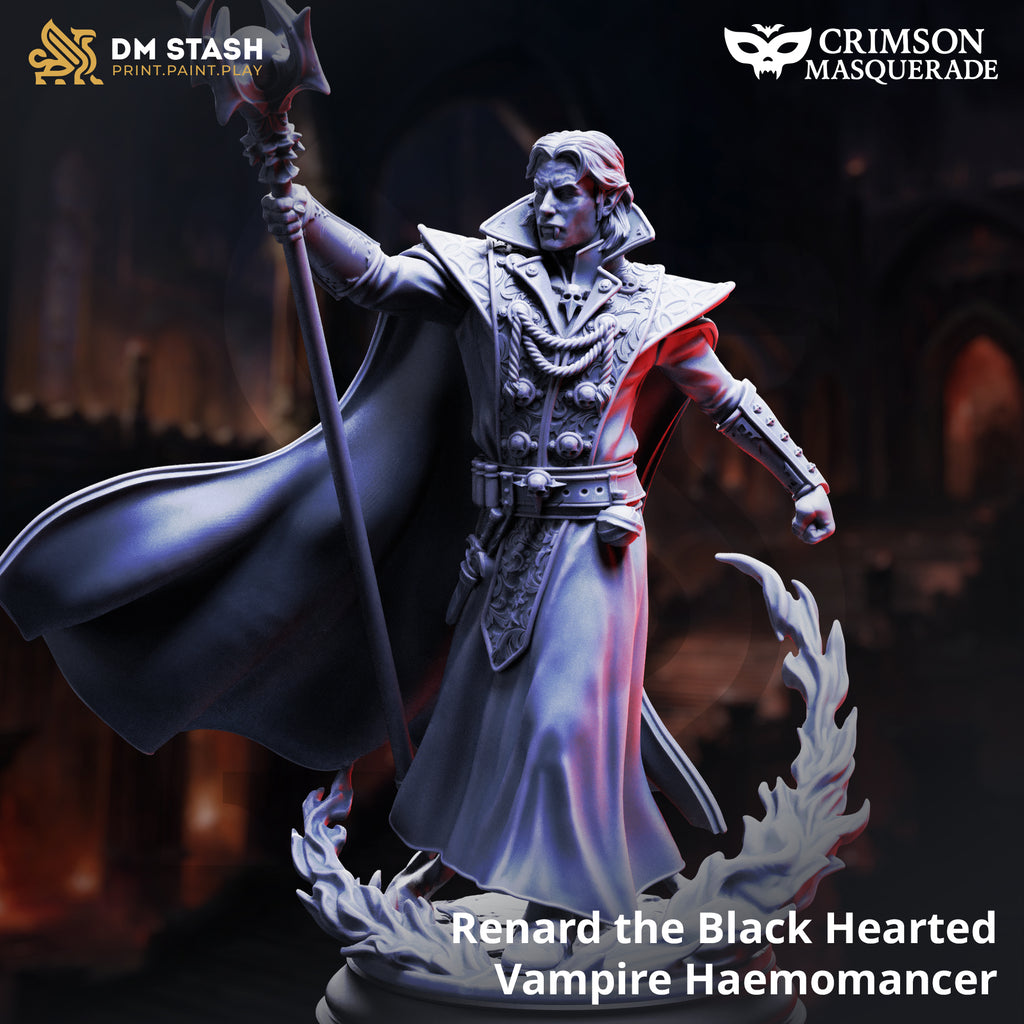 Crimson Masquerade Bundle | DnD Miniature Set | 32-75mm