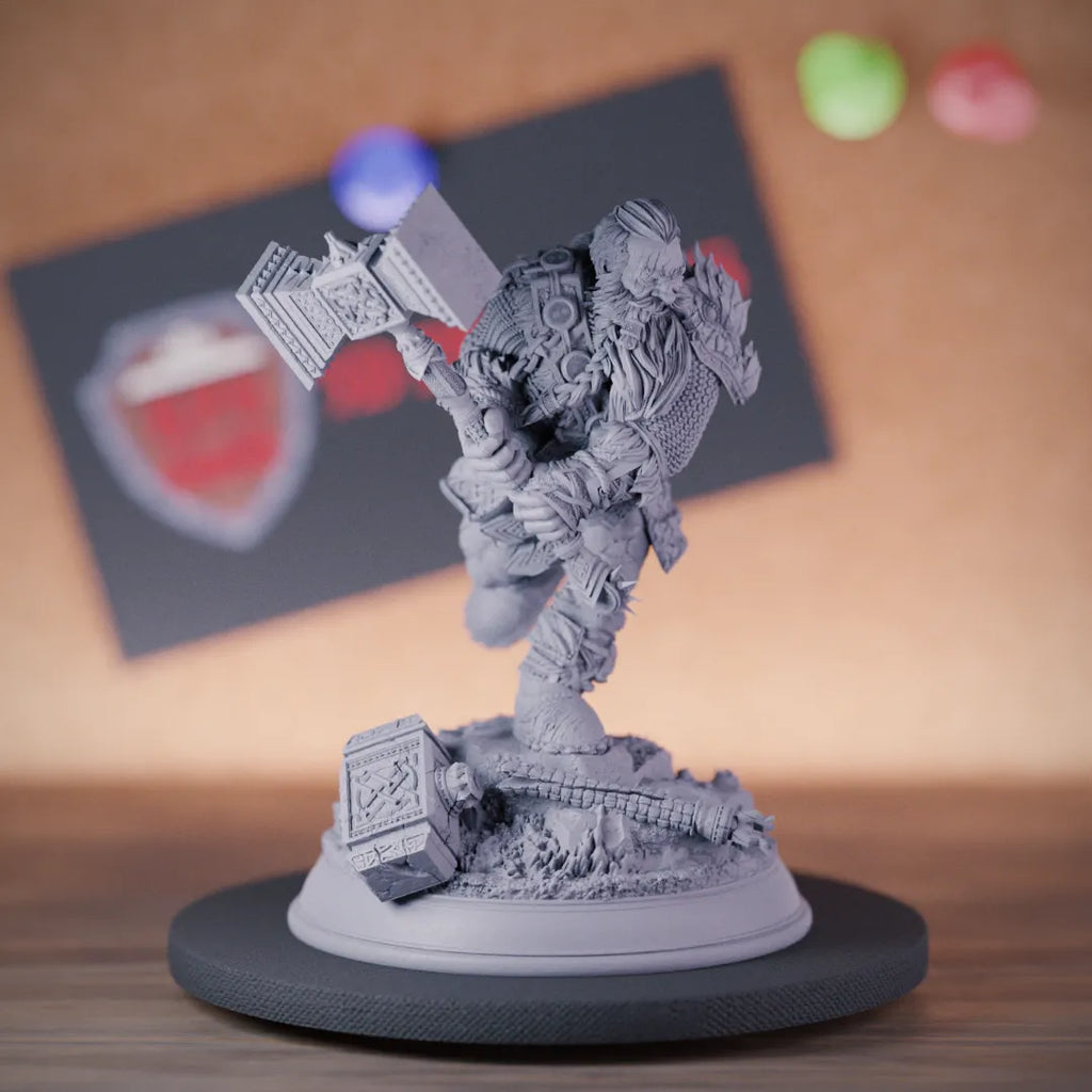 Dwarf 5e | DnD Dwarf Fighter Miniature