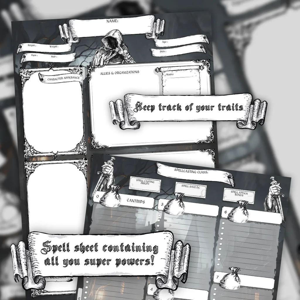 Printable DnD Character Sheet 5e | Rogue
