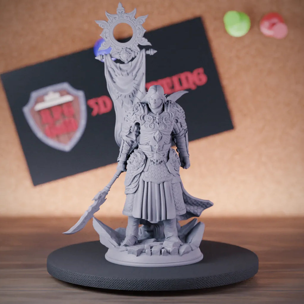 Elf 5e | DnD Elf Warrior Glaive Miniature