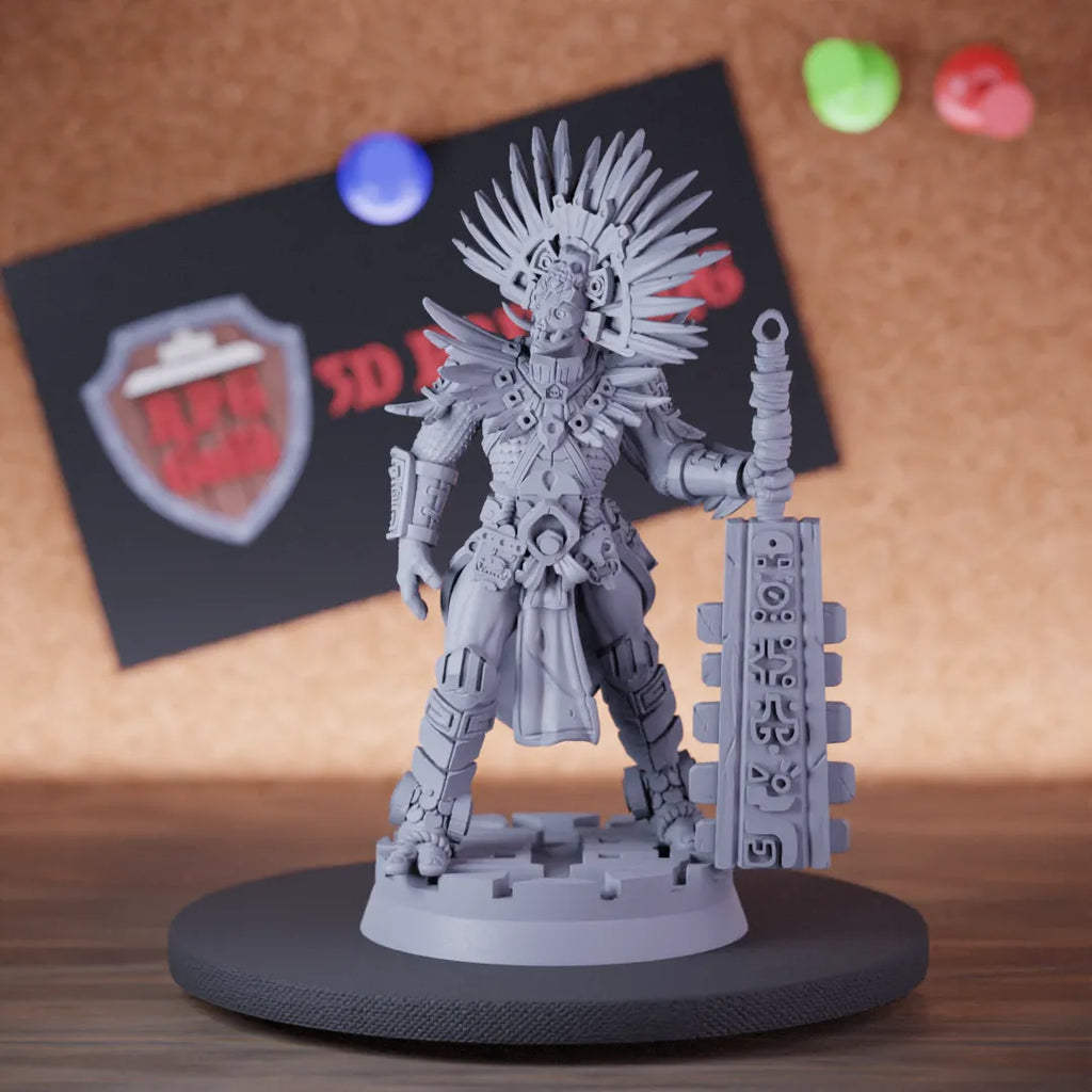Tribal Fighter 5e | DnD Warrior Guardian Miniature