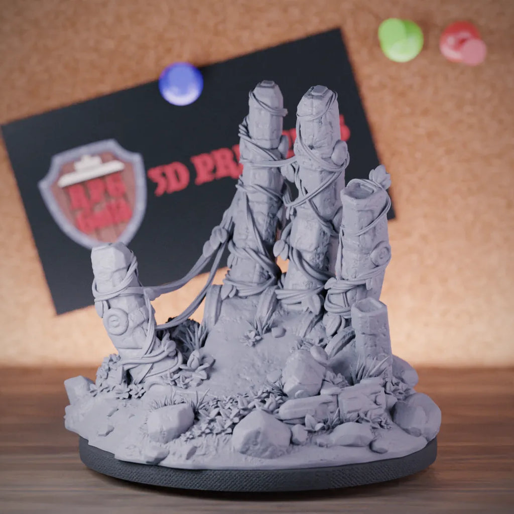 Terrain 5e | DnD Terrain Jungle Ruins Miniature