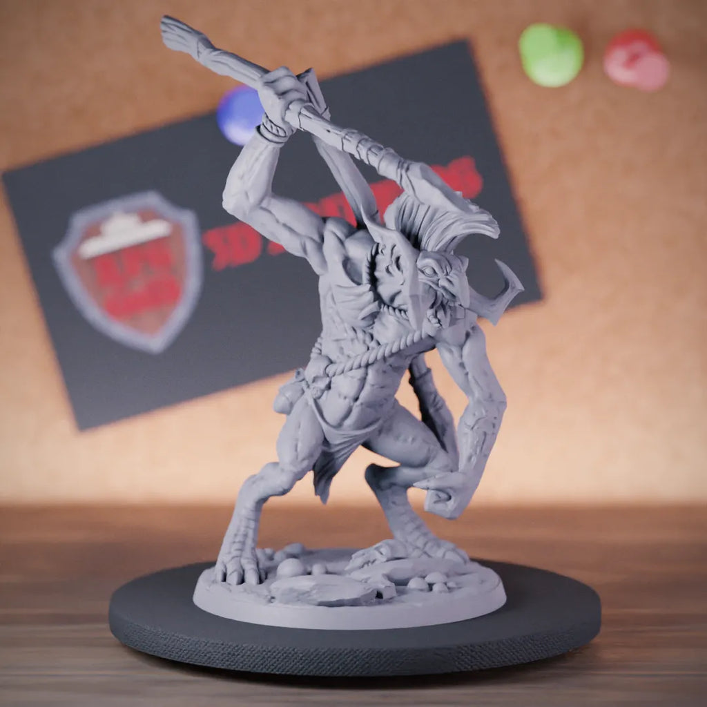 Troll 5e | DnD Troll Spearman Monster Miniature