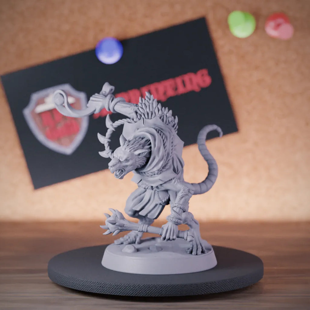 Ratmen 5e | DnD Ratmen Sling Skaven Miniature