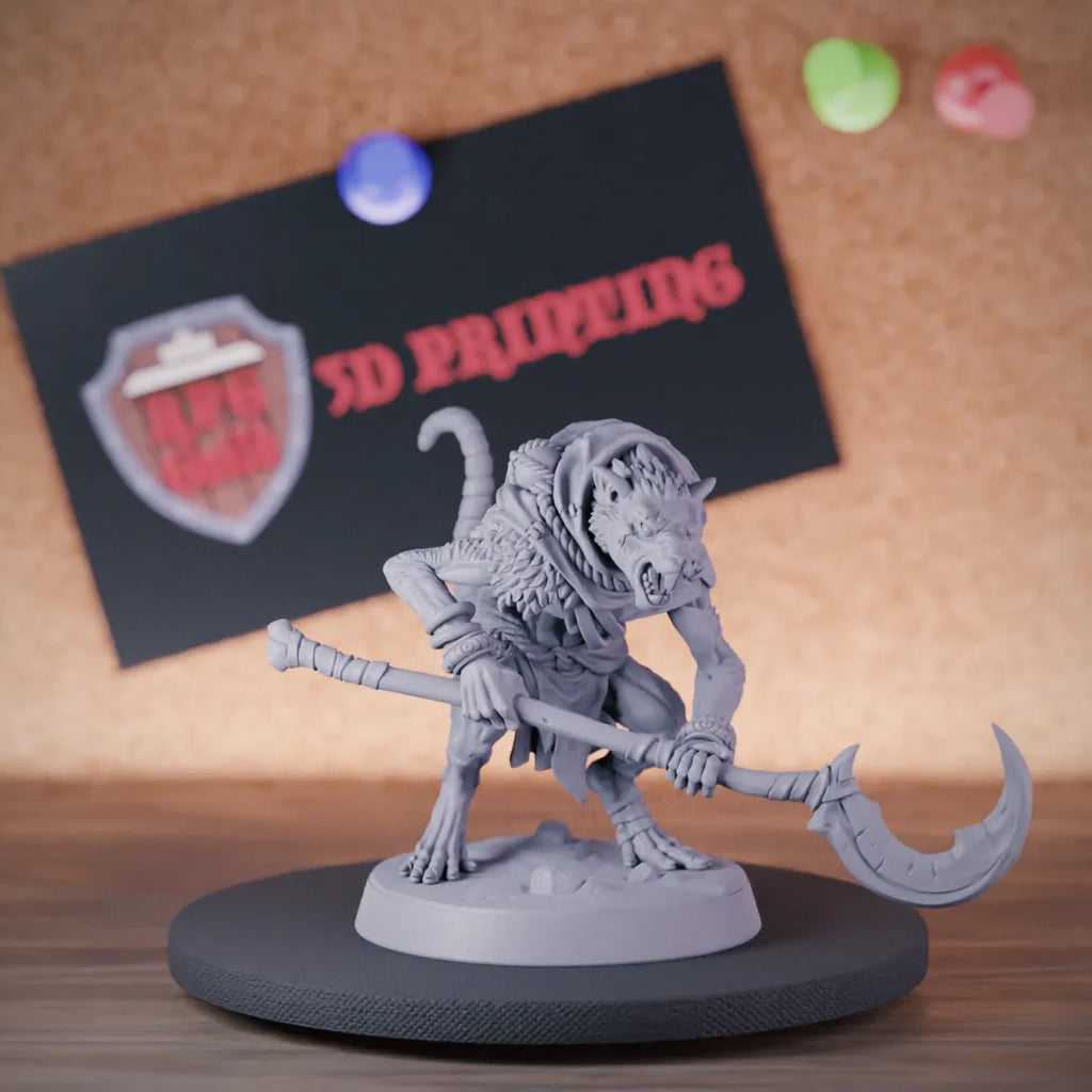 Ratmen 5e | DnD Ratmen Sickle Skaven Miniature