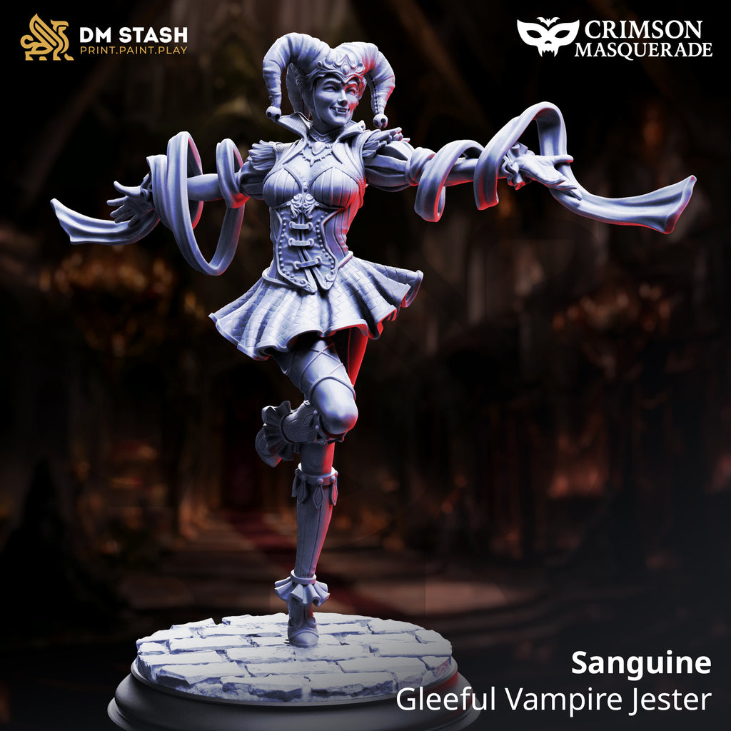 Crimson Masquerade Bundle | DnD Miniature Set | 32-75mm