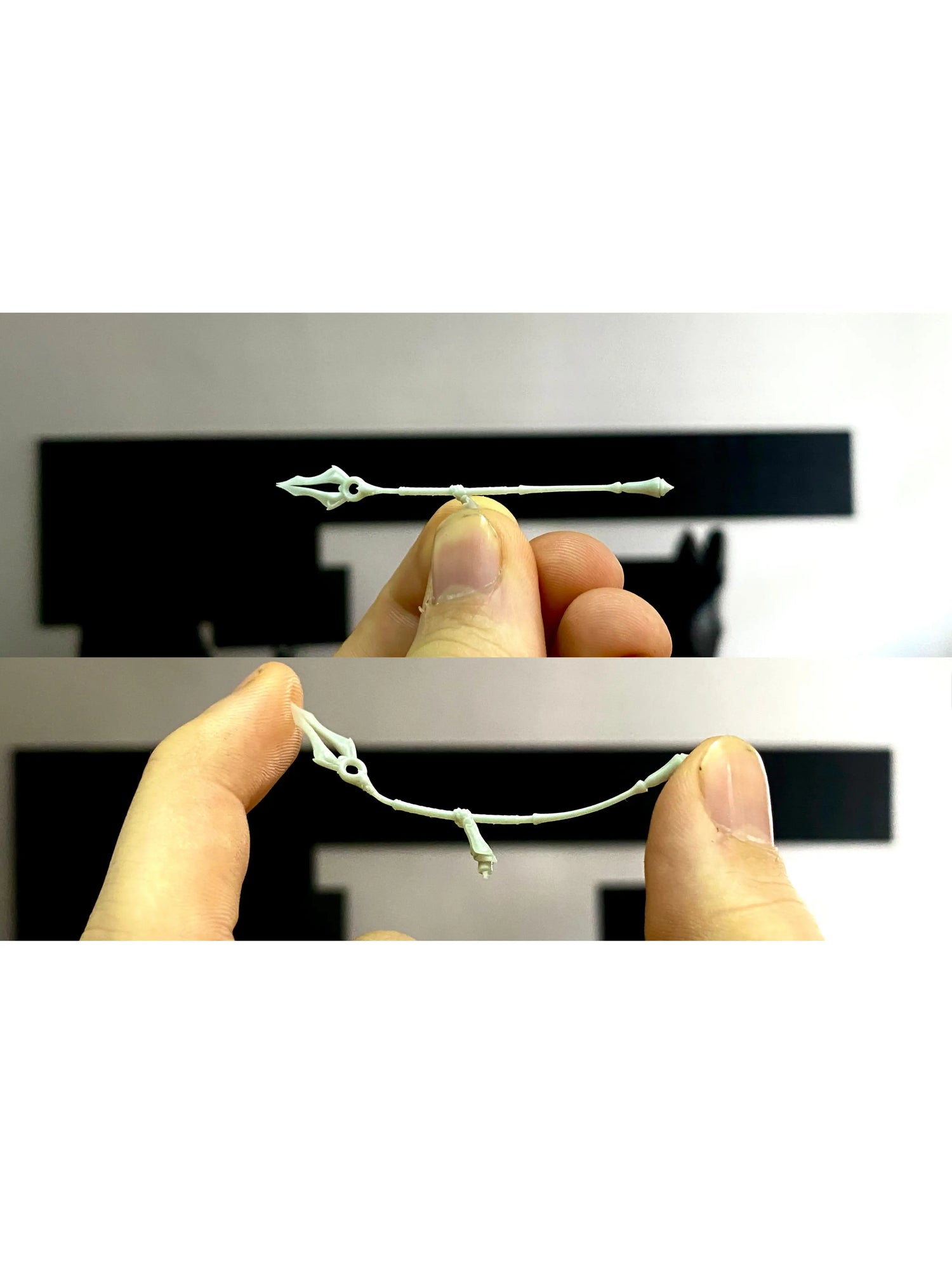Flexible resin for 3D miniatures printing