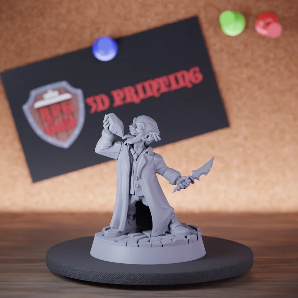 Gnome 5e | DnD Gnome Rock Dagger Miniature