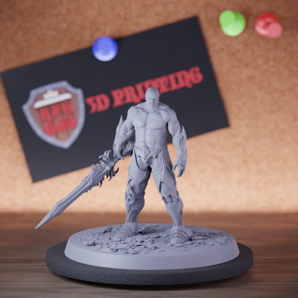 Knight 5e | DnD Knight Armored Defender Sword Miniature
