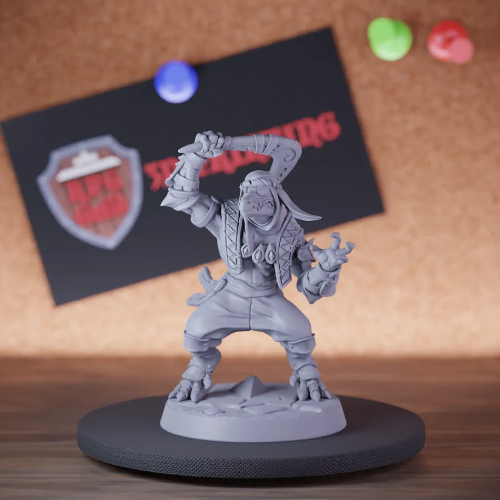 Kobold 5e | DnD Desert Kobold Boomerang Miniature