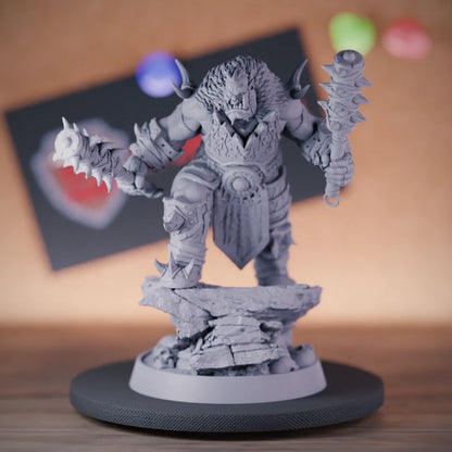 Orc 5e | DnD Orc Warrior Mace Wielder Miniature