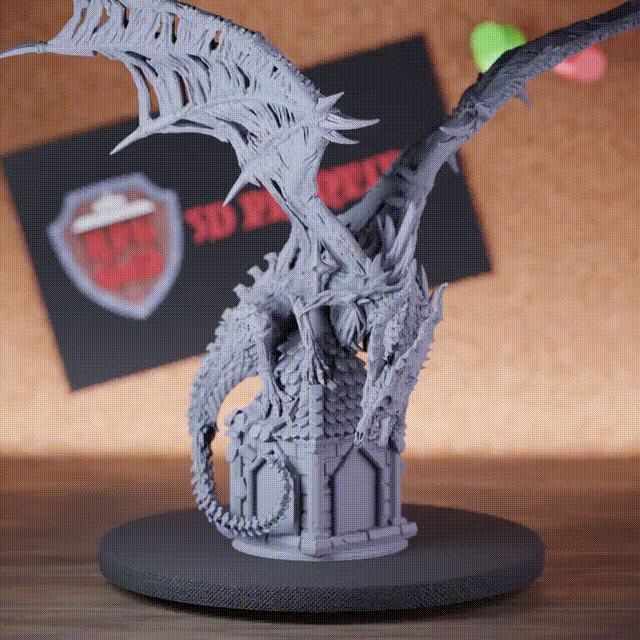 Dragon 5e | DnD Ancient Draconic Terror Shingorion Miniature