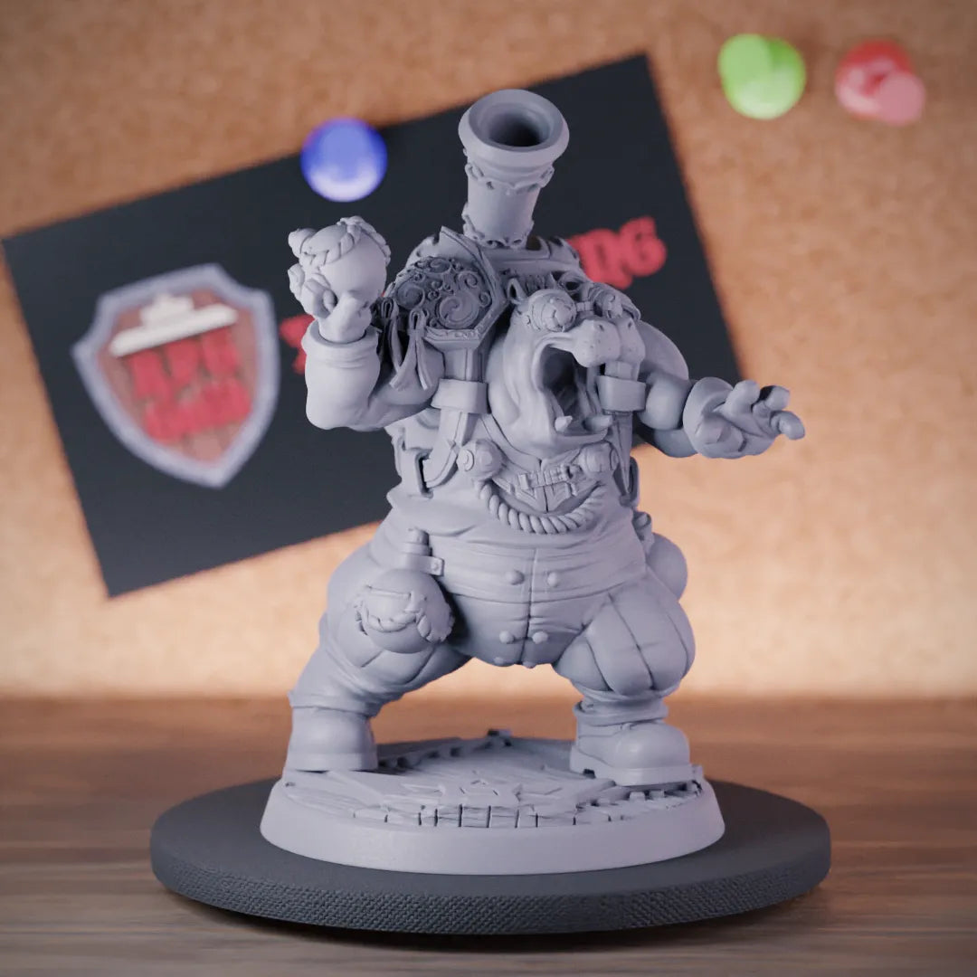 Giff 5e | DnD Giff Cannonier Alchemist Miniature