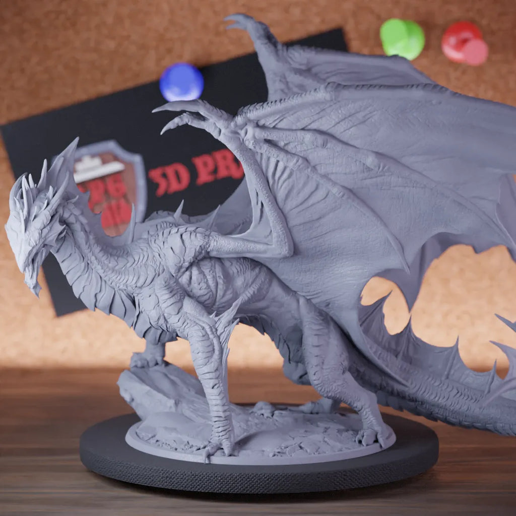 Dragon 5e | DnD Silver Dragon Giant Miniature