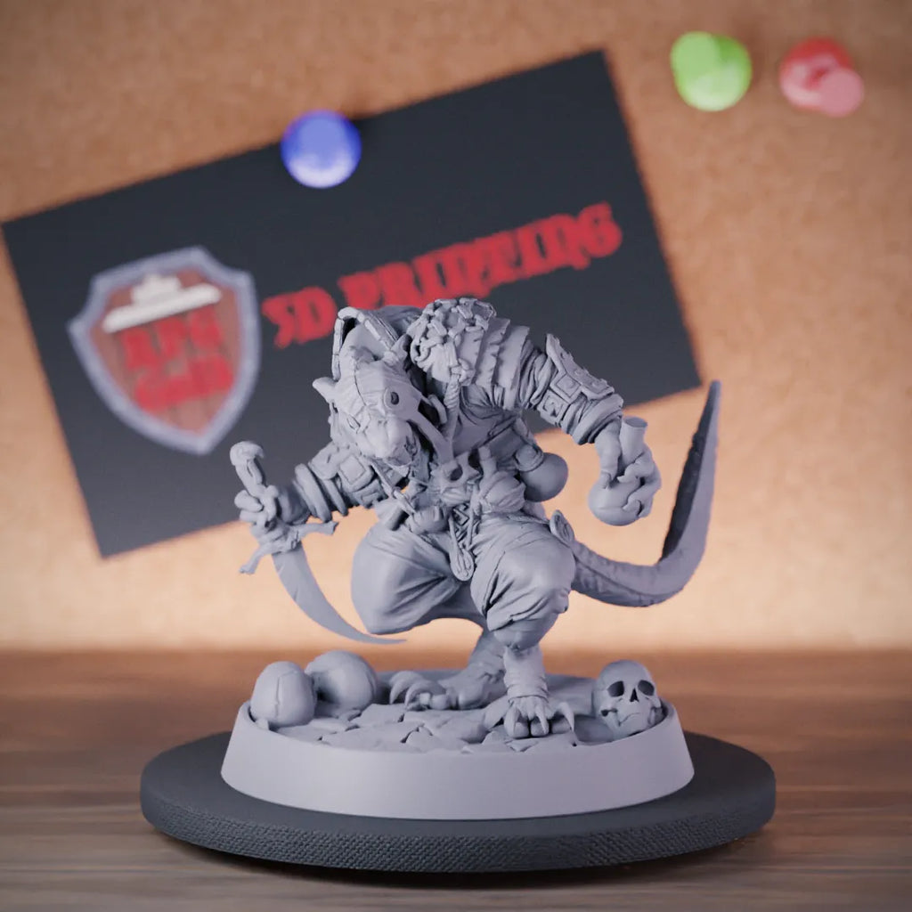 Ratmen 5e | DnD Ratmen Pirate Miniature 