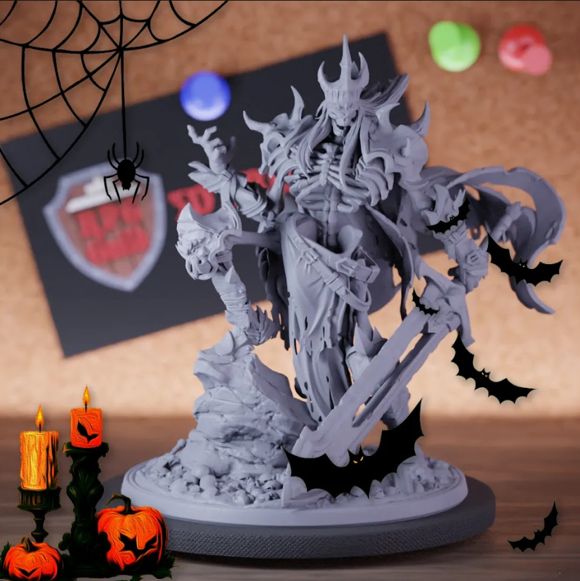 Skeleton King 5e | DnD Undead Ruler Miniature 