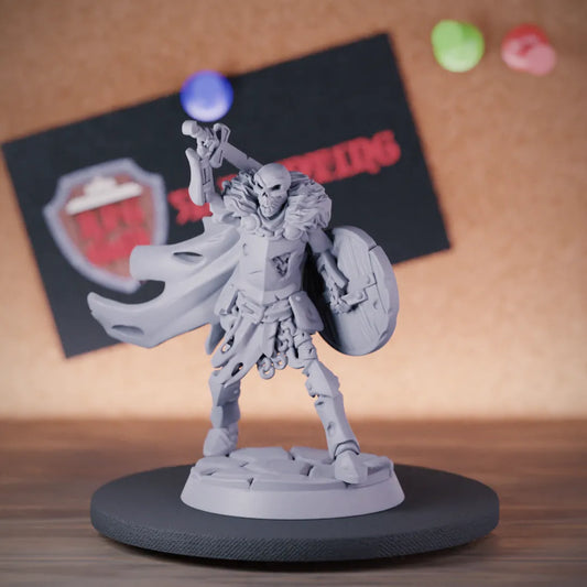 Skeleton 5e | DnD Skeleton Undead Guard Warrior Miniature