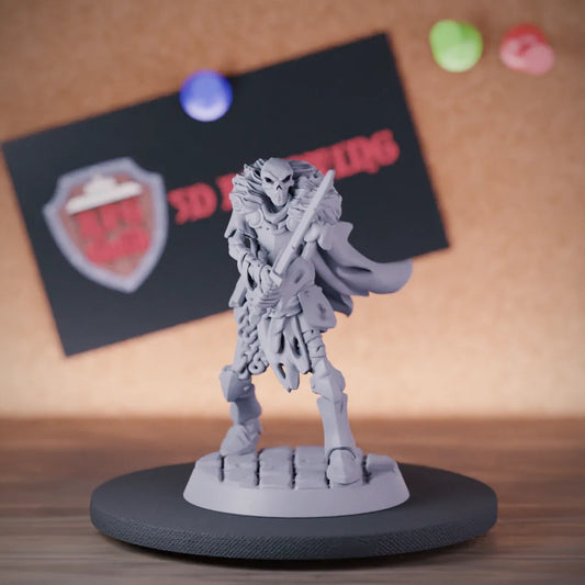 Skeleton 5e | DnD Skeleton Undead Fighter Miniature