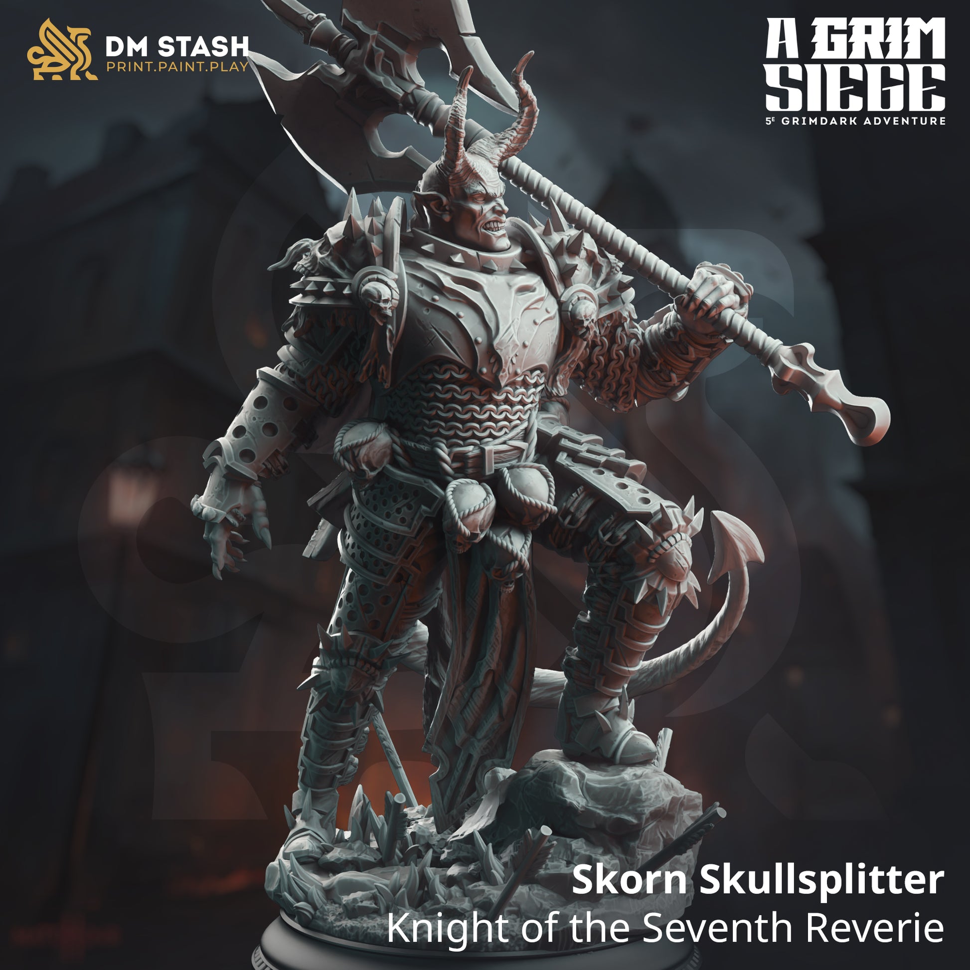 A Grim Siege Bundle | DnD Miniature Set | 32-75mm