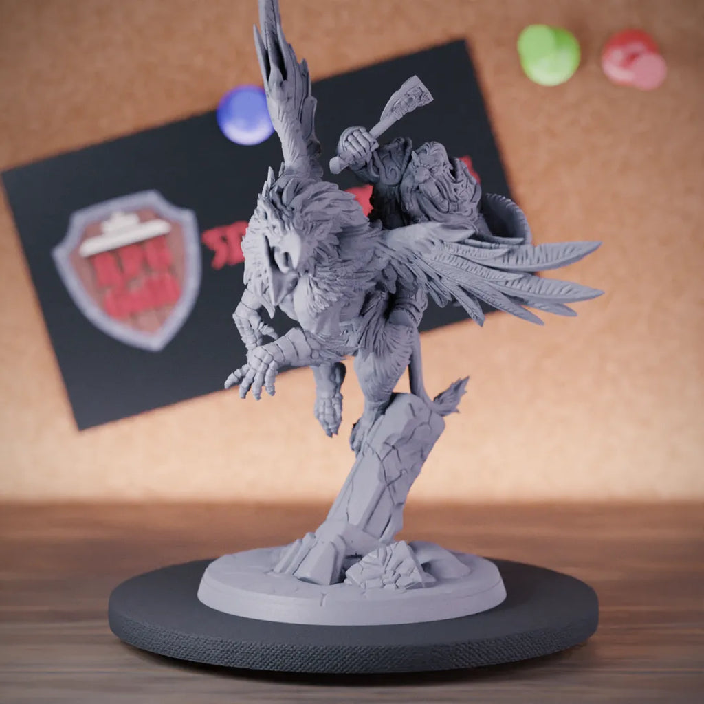 Dwarf 5e | DnD Dwarf Fighter Gryphon Cavalier Miniature