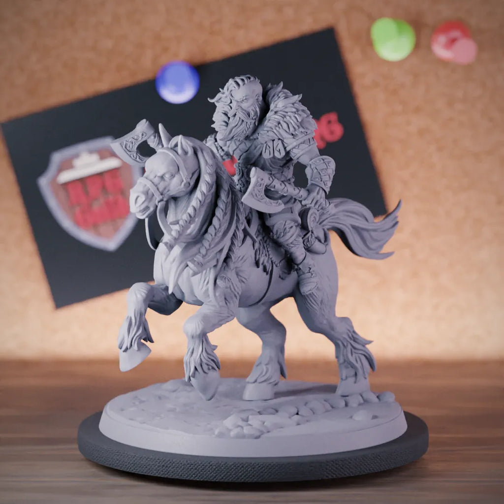 Fighter 5e | DnD Fighter Champion Northman Miniature